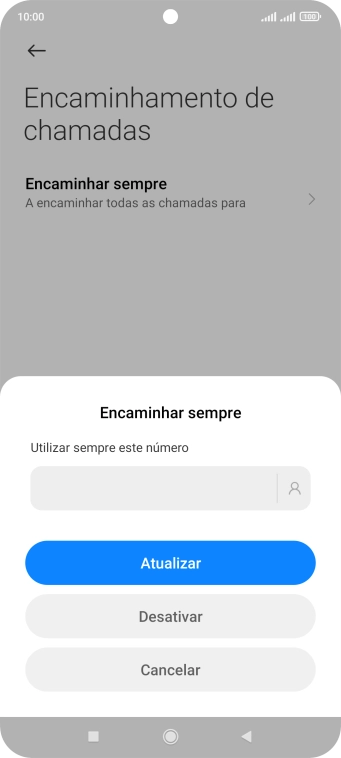 Prima Desativar.