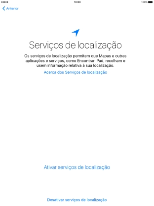 Prima Ativar serviços de localização para ativar a função.
