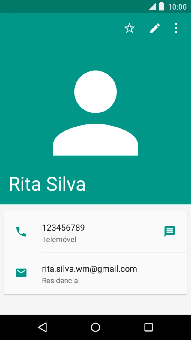 Prima o número pretendido.