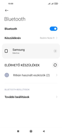 A befejezéshez, és ahhoz, hogy visszatérhess a főképernyőhöz, nyomd meg a főgombot.