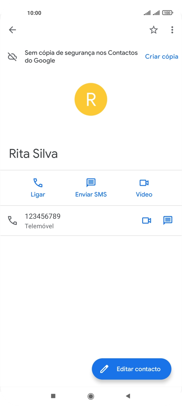 Prima a tecla de início para terminar e voltar ao ecrã inicial.
