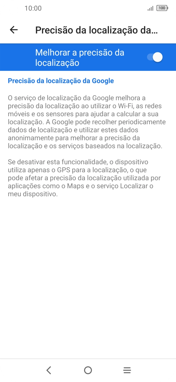 Se premir o indicador junto a 