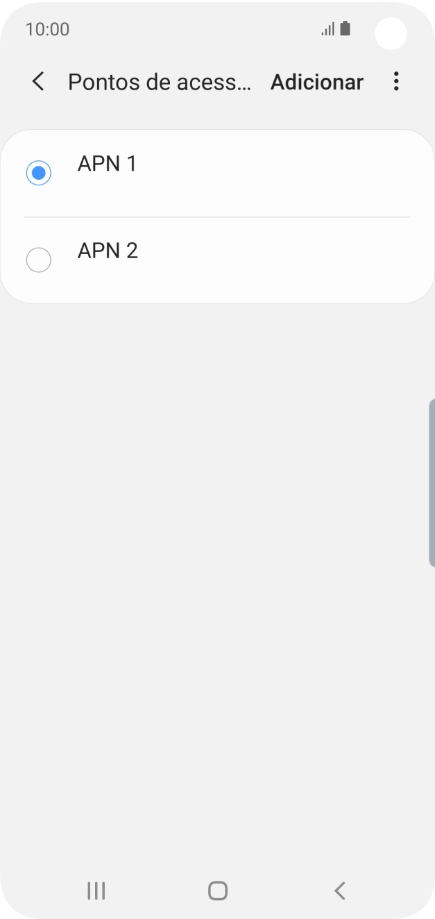 Prima o campo junto à ligação de dados para a ativar.