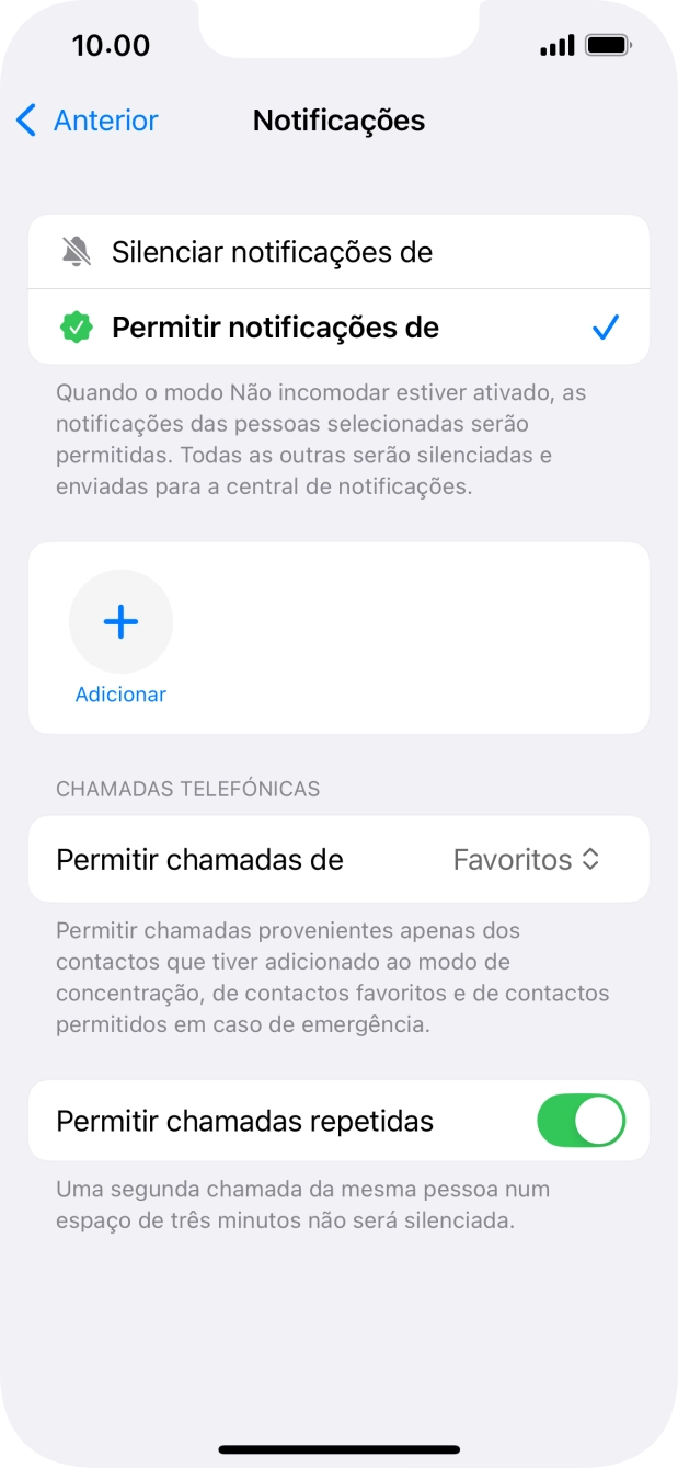Prima a seta para a esquerda.