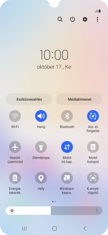Kattints a beállítások ikonra.