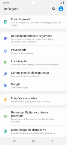 Prima Contas e cópia de segurança.