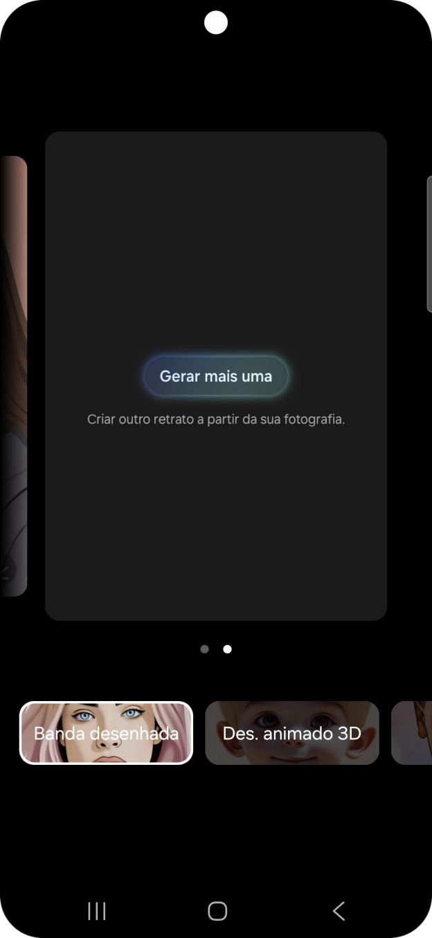 Prima Gerar mais uma para gerar uma nova sugestão de imagem.