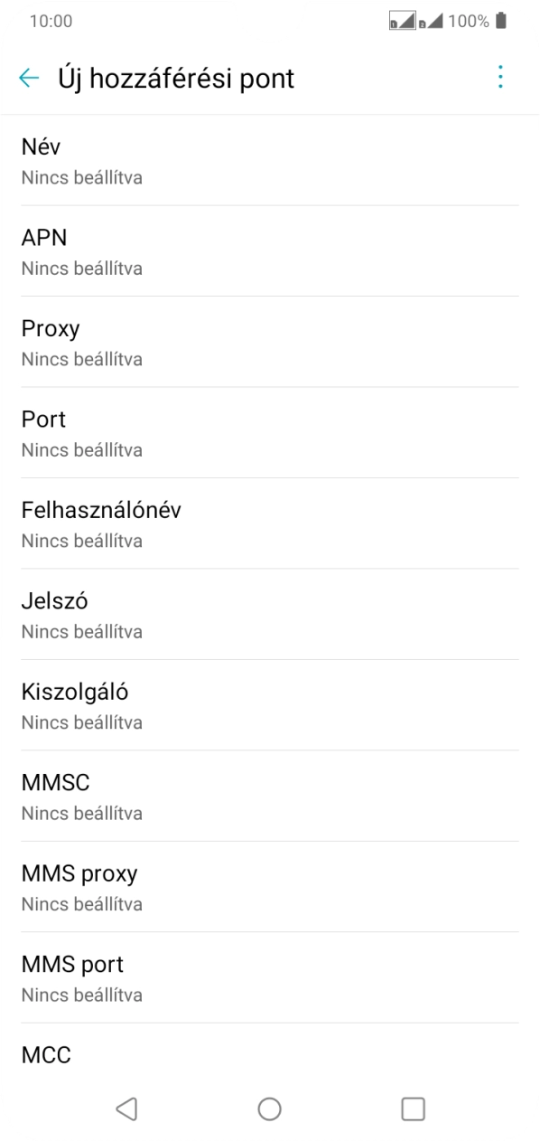 Válaszd a Név lehetőséget.
