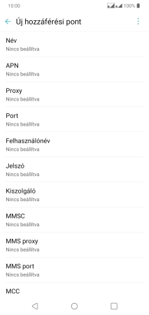 Válaszd a Név lehetőséget.