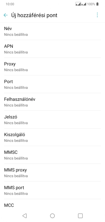 Válaszd a Név lehetőséget.