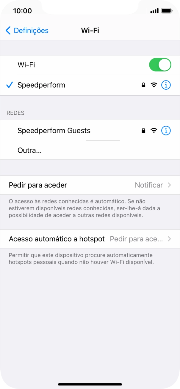Para voltar ao ecrã inicial, deslize o dedo de baixo para cima a partir da base do ecrã.
