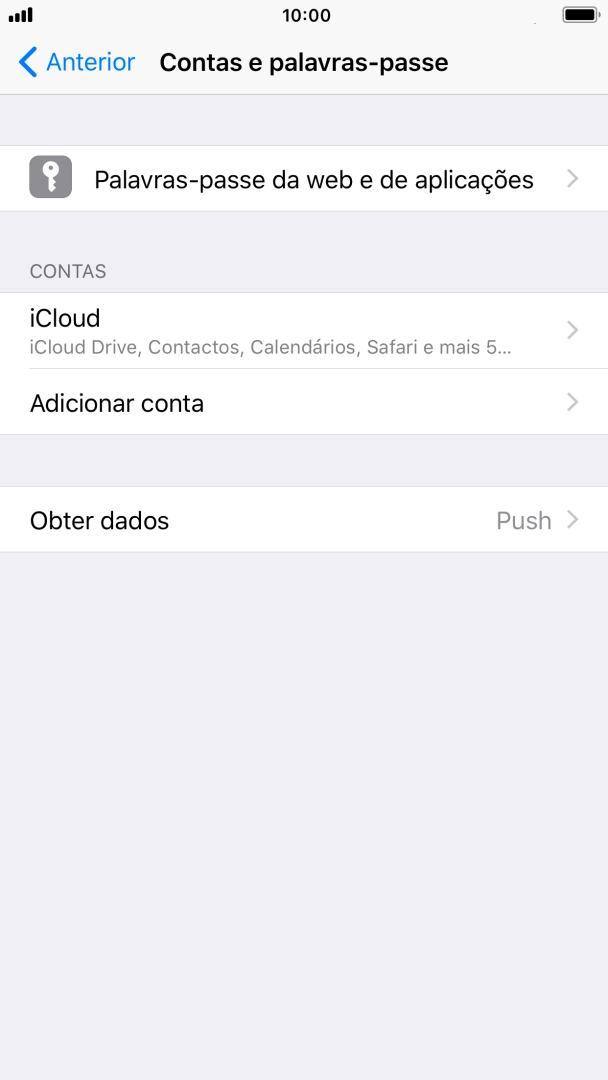 Prima Adicionar conta.