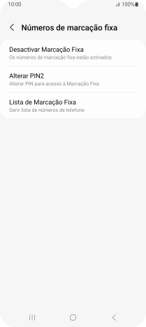 Prima Desactivar Marcação Fixa.