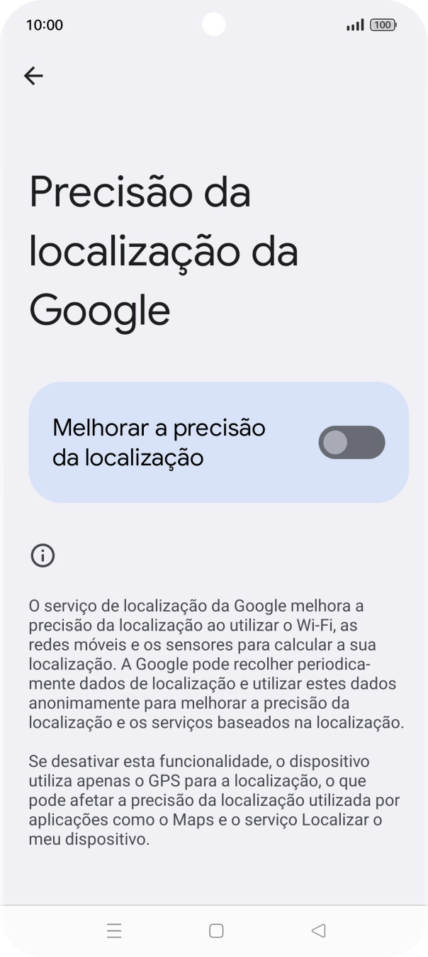 Se premir o indicador junto a 