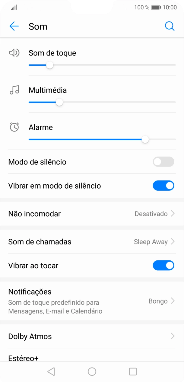 Prima a tecla de início para terminar e voltar ao ecrã inicial.