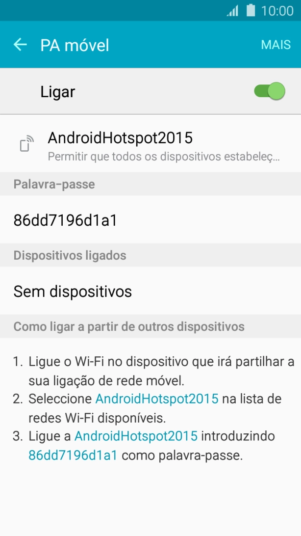 Prima a tecla de início para terminar e voltar ao ecrã inicial.