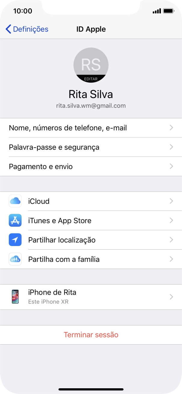 Prima iCloud.