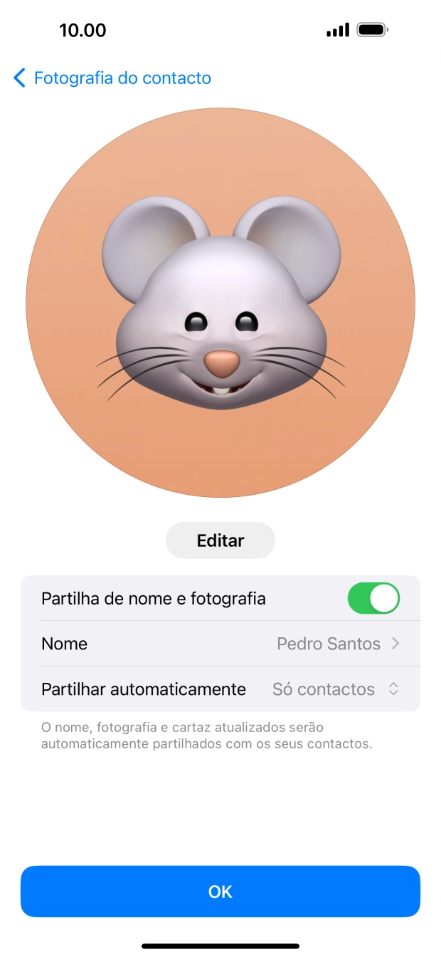 Prima o indicador junto a 