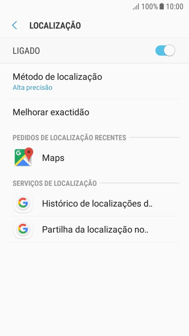 Prima Método de localização.