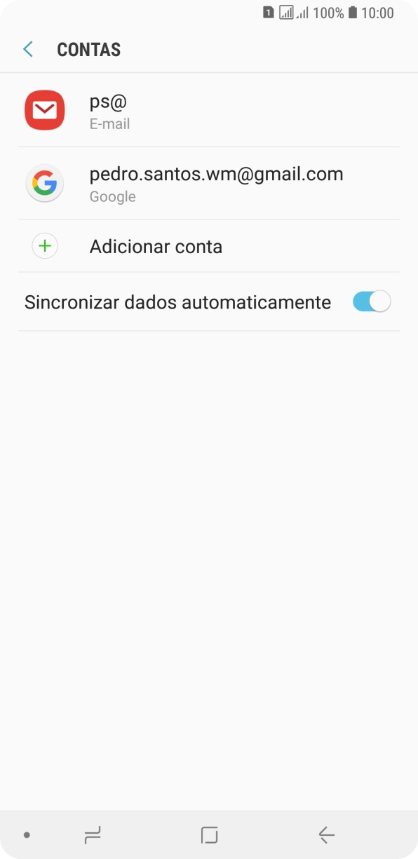 Prima a tecla de início para voltar ao ecrã inicial.