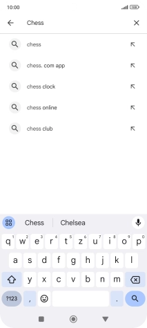 Írd be a keresett alkalmazás nevét vagy kategóriáját, és kattints a keresés ikonra.