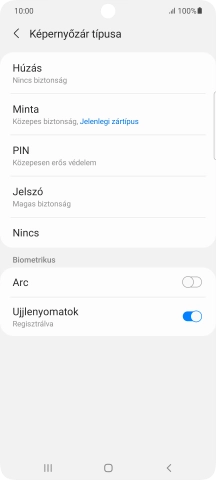 Válaszd a Nincs lehetőséget.