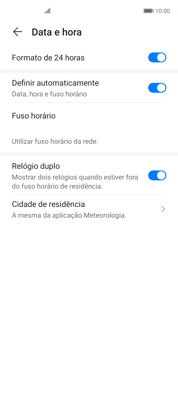 Deslize o dedo para cima para terminar e voltar ao ecrã inicial.