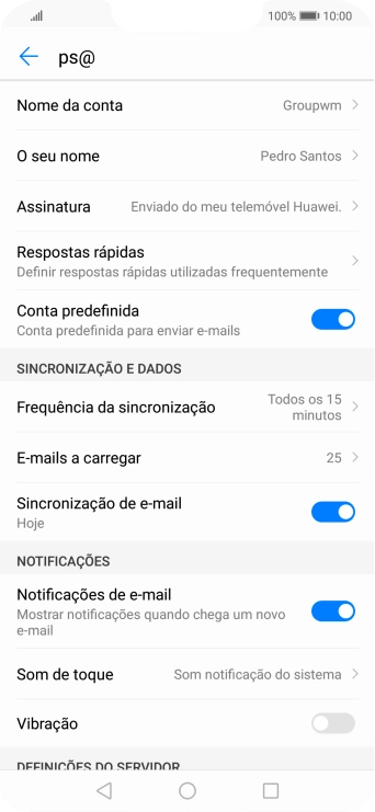 Prima a tecla de início para terminar e voltar ao ecrã inicial.