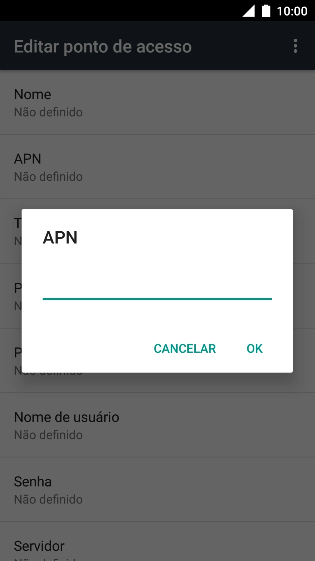 Introduza net2.vodafone.pt e prima OK.