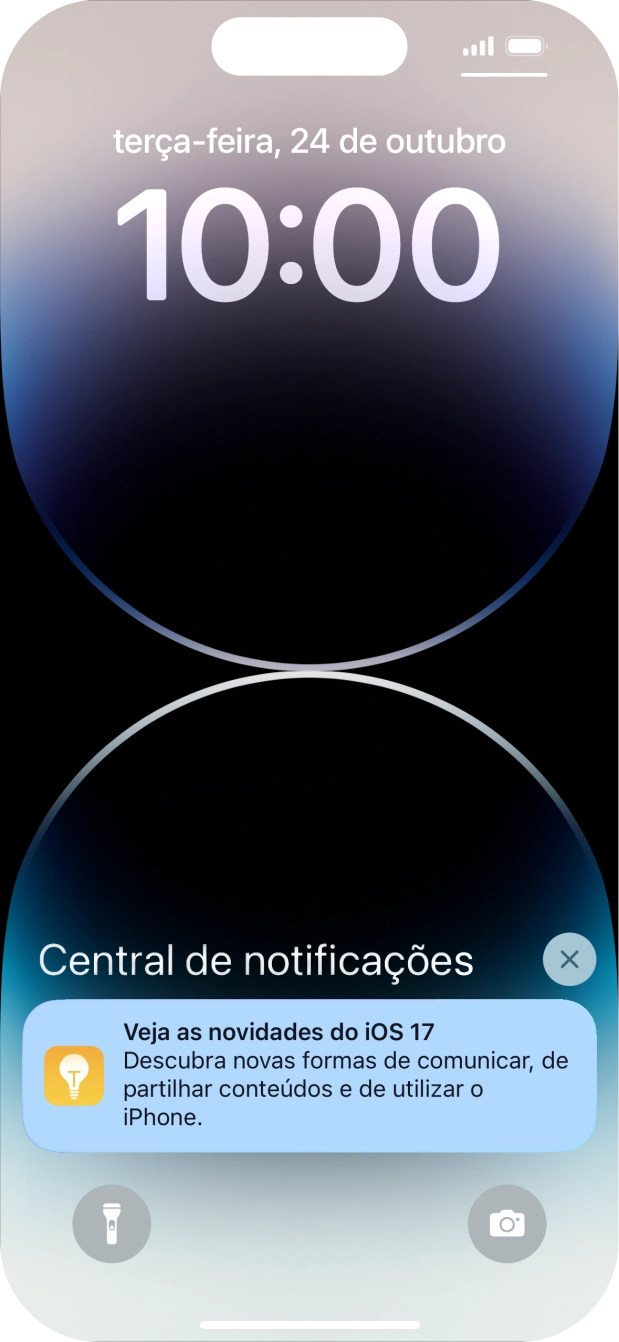 Prima a notificação pretendida e siga as indicações no ecrã para utilizar a função escolhida.