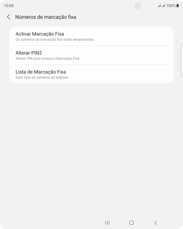 Prima Activar Marcação Fixa.