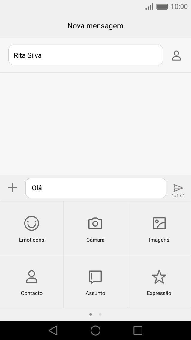 Prima Imagens e vá até à pasta pretendida.