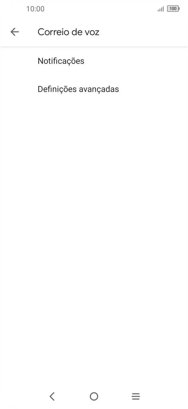 Prima Definições avançadas.