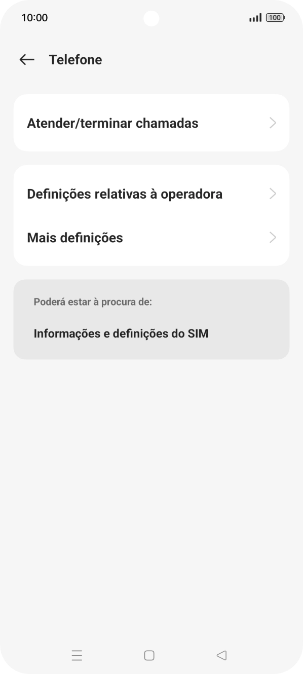 Prima Definições relativas à operadora.