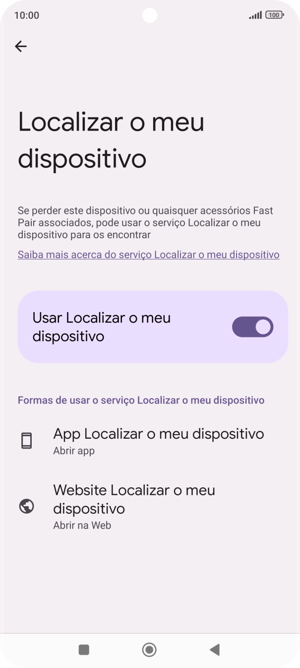 Prima a tecla de início para terminar e voltar ao ecrã inicial.