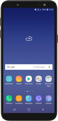 Imagen 1: Vista frontal del Samsung Galaxy J6 - Black