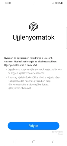 Válaszd a Folytat lehetőséget.