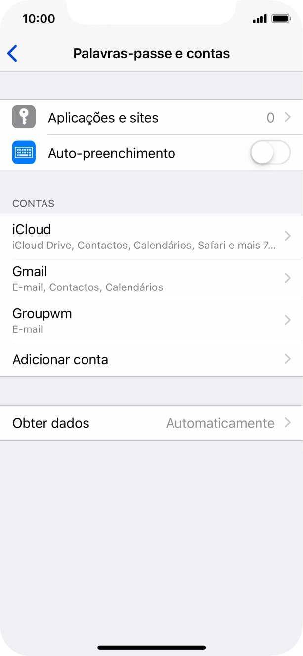 Prima a conta pretendida.