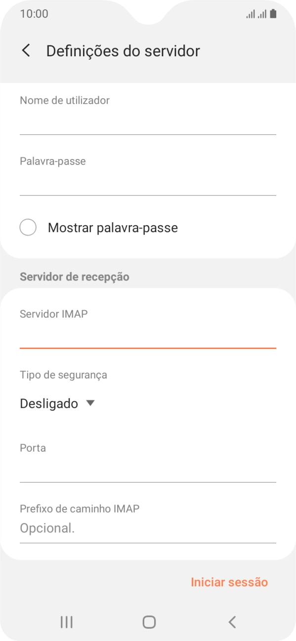 Prima a lista suspensa sob 