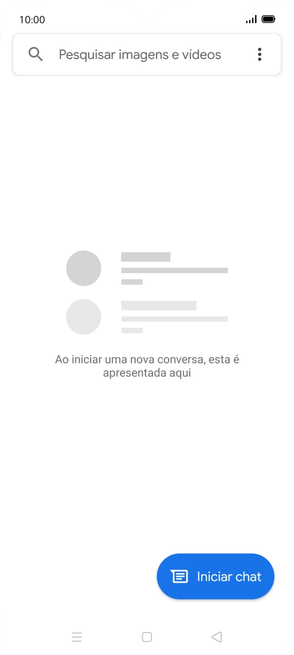 Prima Iniciar chat.