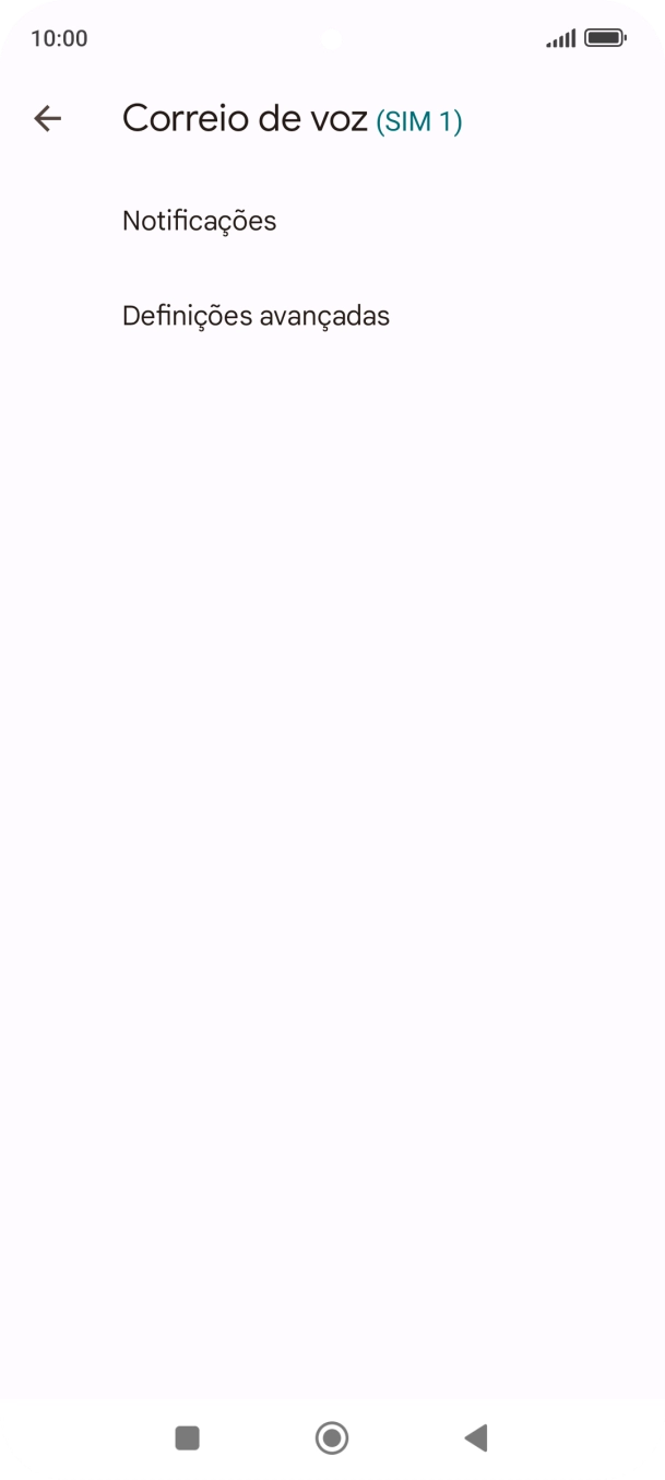 Prima Definições avançadas.