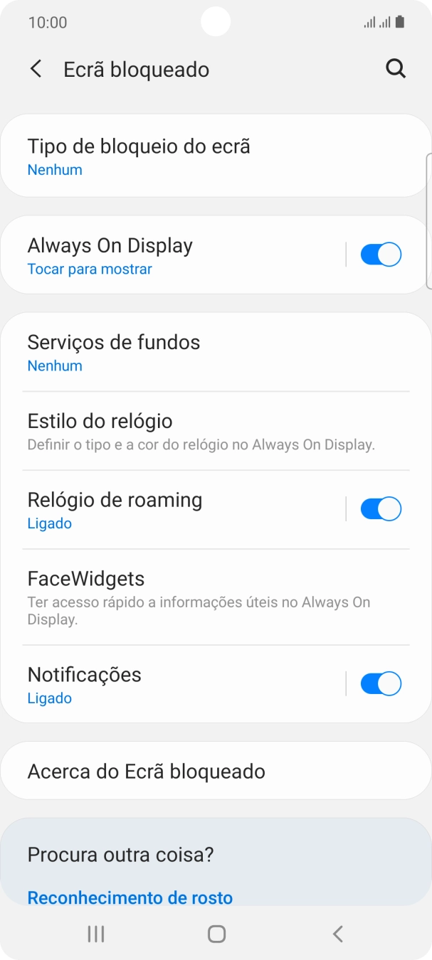 Prima a tecla de início para terminar e voltar ao ecrã inicial.