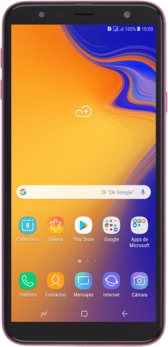 Imagen 1: Vista frontal del Samsung Galaxy J4+ - Pink