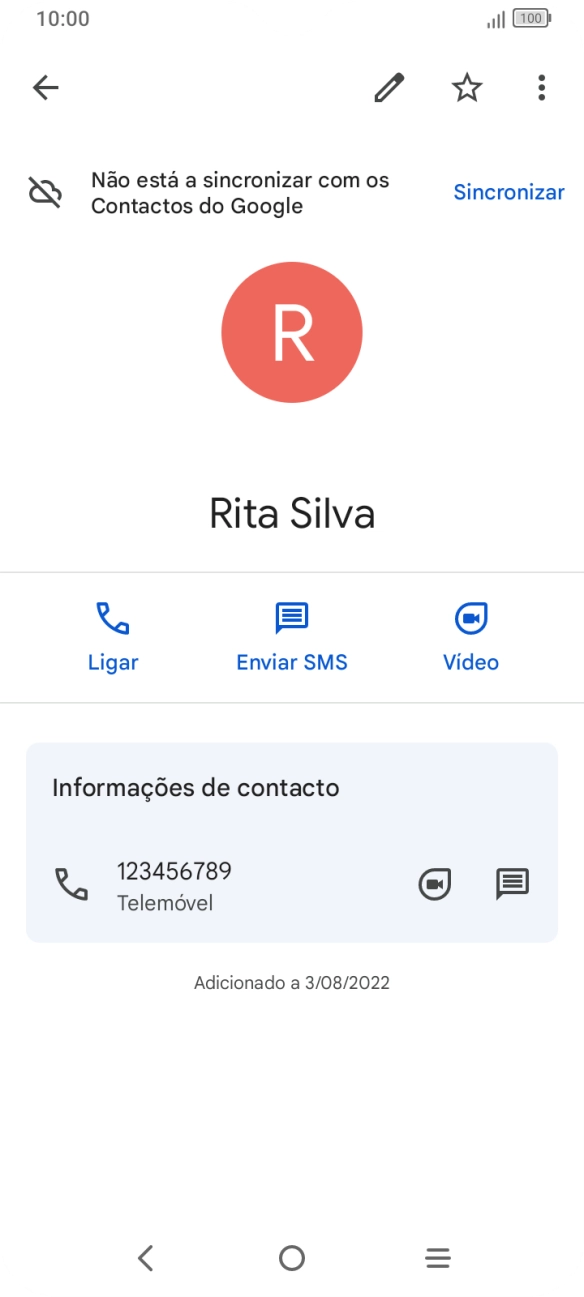 Prima a tecla de início para terminar e voltar ao ecrã inicial.