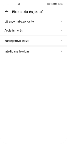 Húzd az ujjad felfelé a kijelző aljáról, hogy visszatérj a kezdőképernyőhöz.