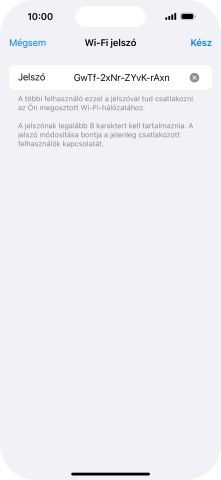 Válaszd a Kész lehetőséget.