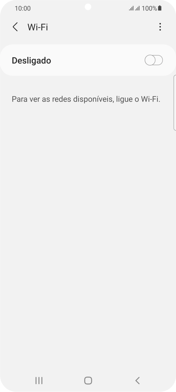 Prima o indicador para ativar a função.