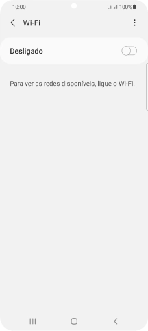 Prima o indicador para ativar a função.
