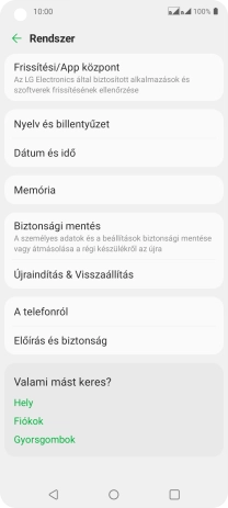 Válaszd az Újraindítás & Visszaállítás lehetőséget.