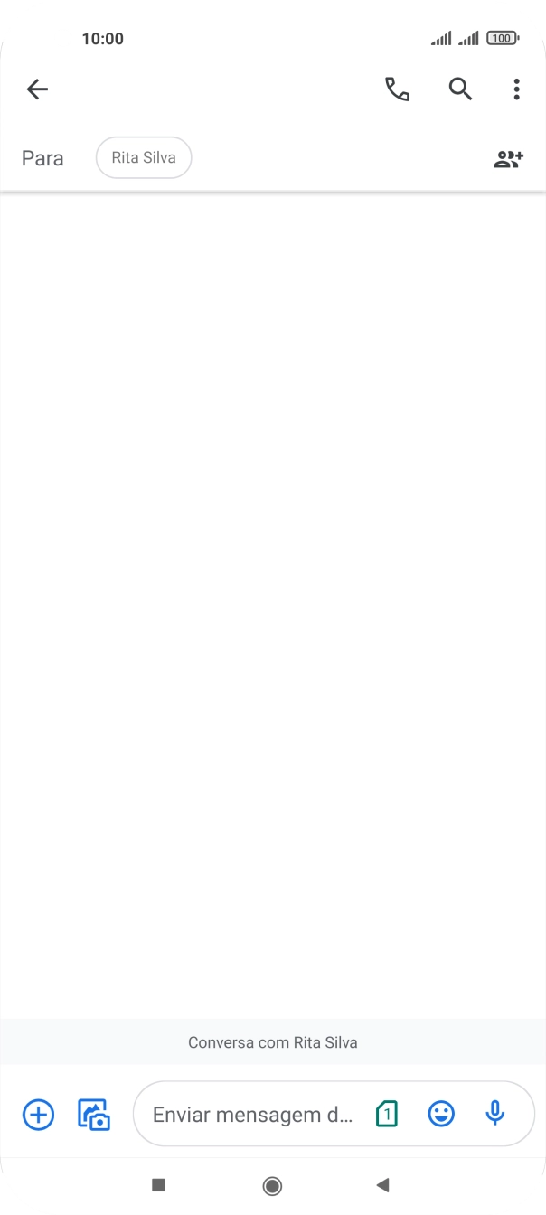 Prima o ícone de cartão SIM.